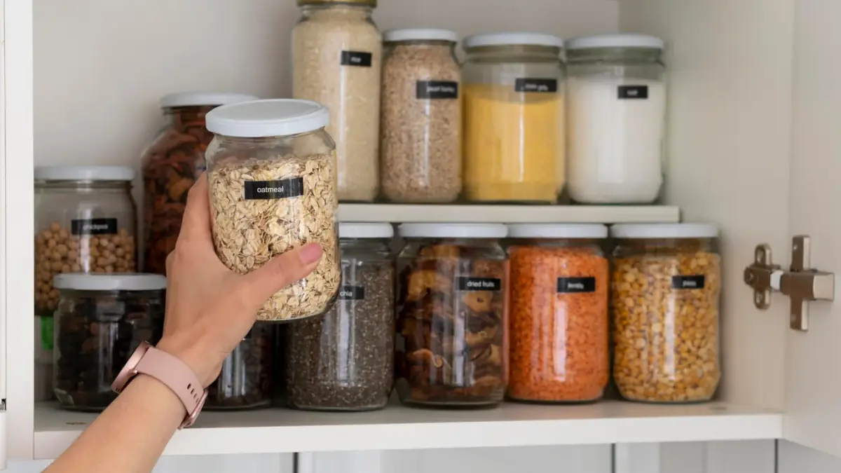 Small kitchen storage